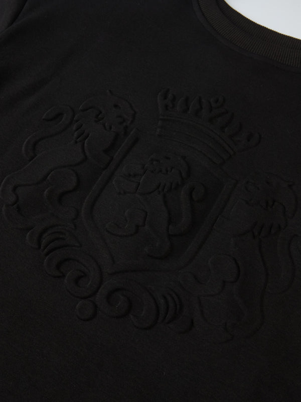 Embossed Sweatshirt - Black