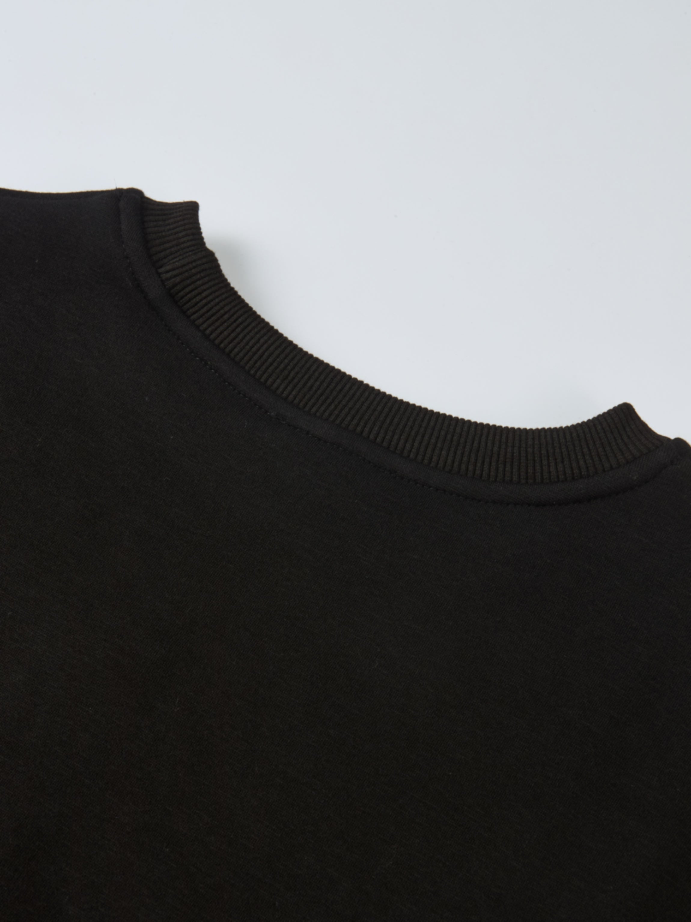 Embossed Sweatshirt - Black