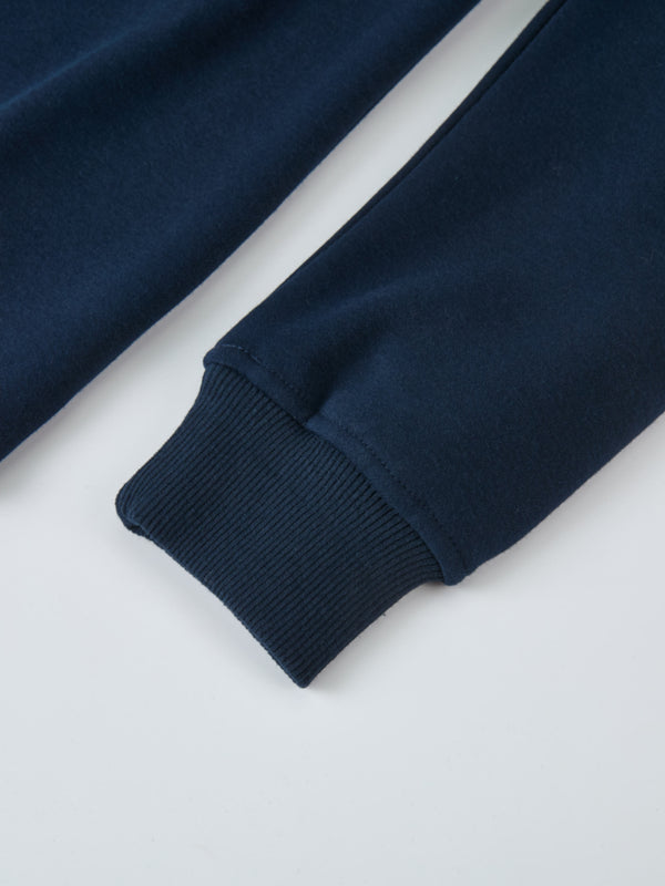 Embossed Sweatshirt - Navy