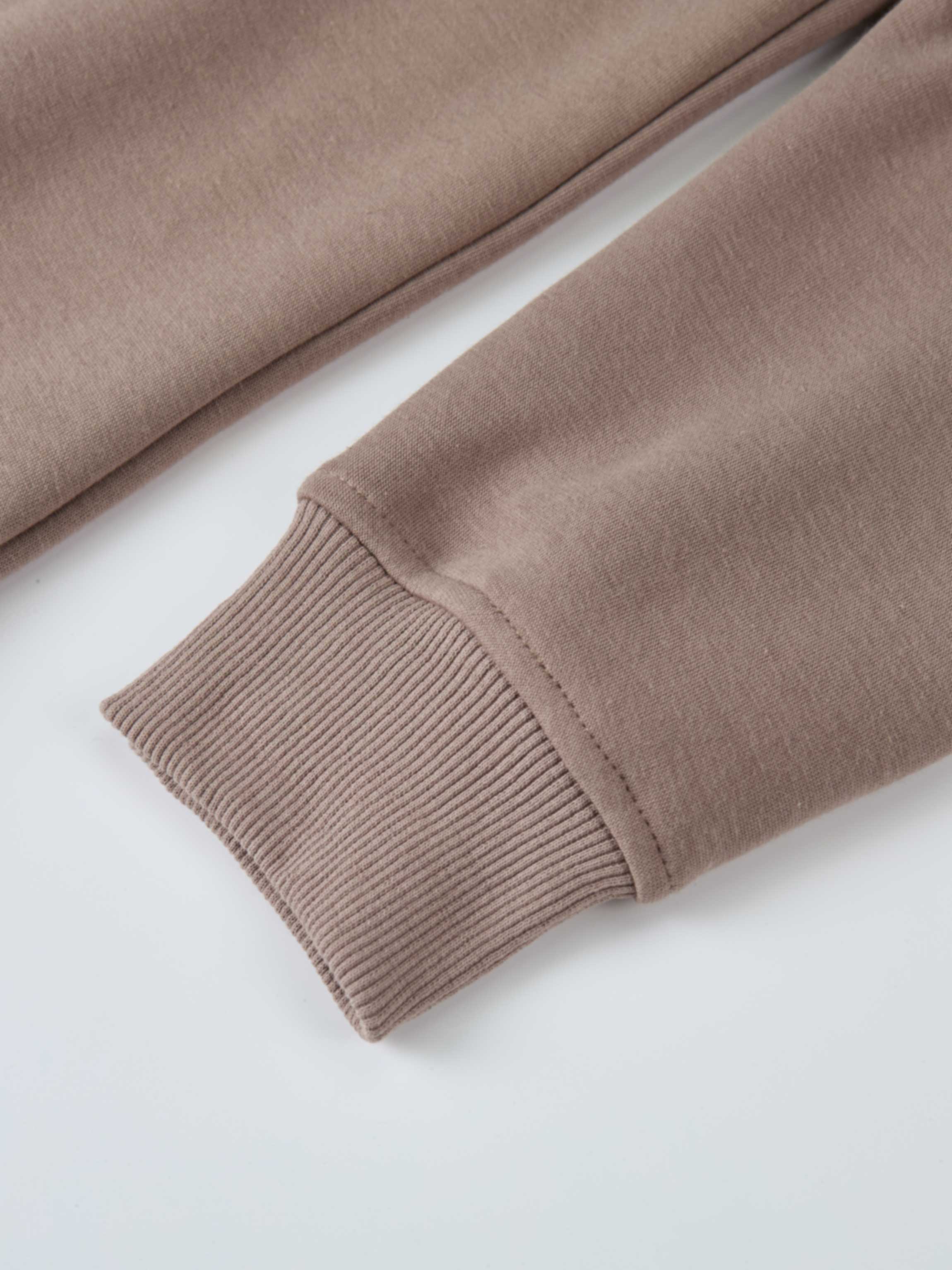 Embossed Sweatshirt - Taupe