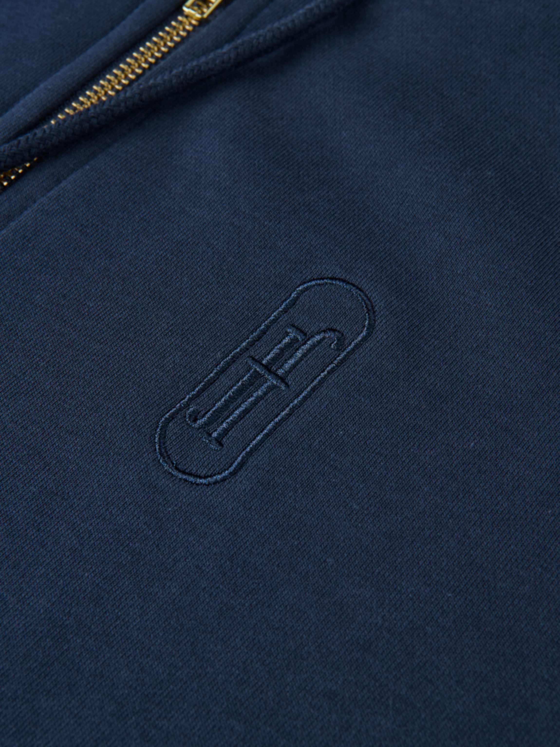 Lightweight Zip Up Hoodie - Navy