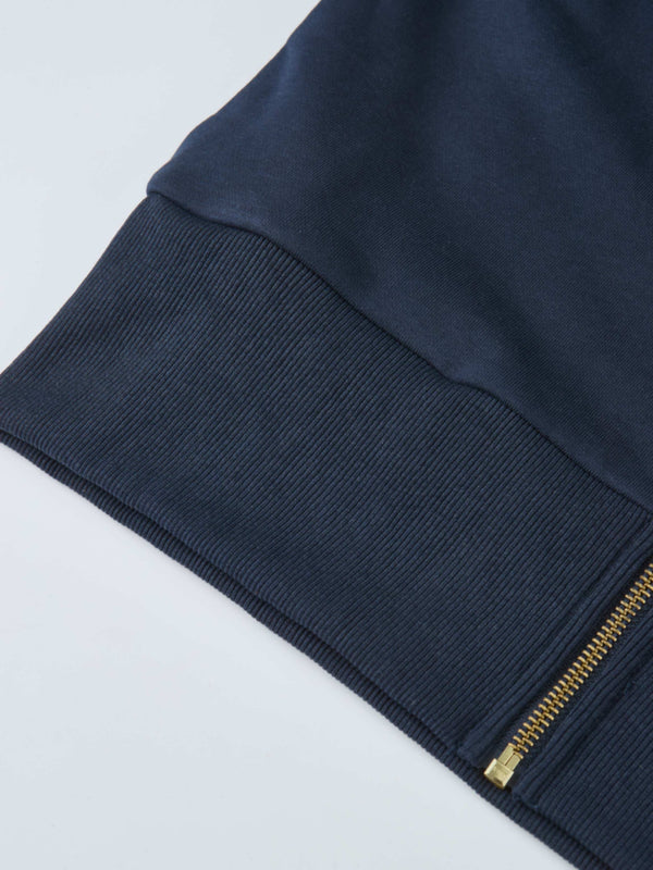 Lightweight Zip Up Hoodie - Navy
