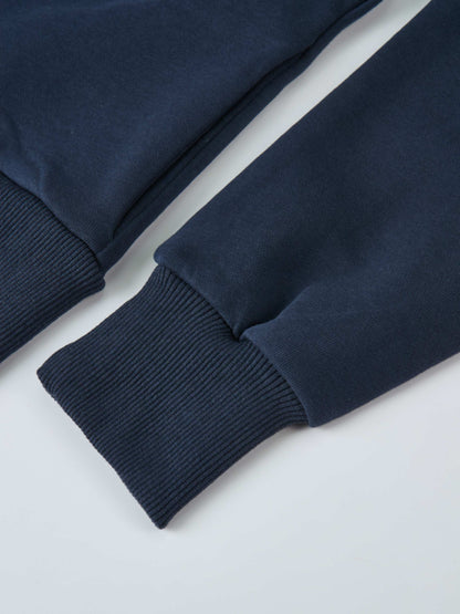 Lightweight Zip Up Hoodie - Navy