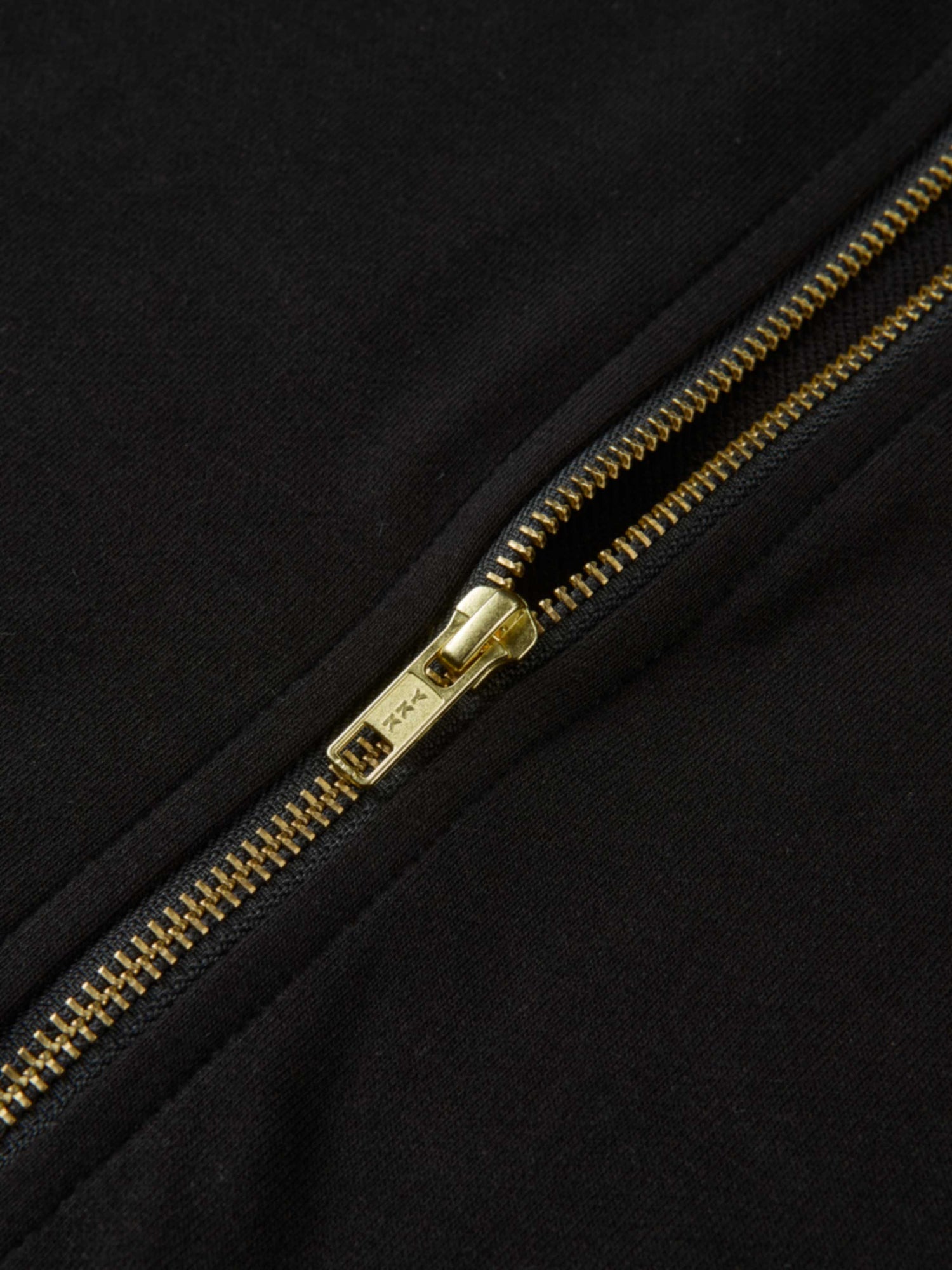 Lightweight Zip Up Hoodie - Black