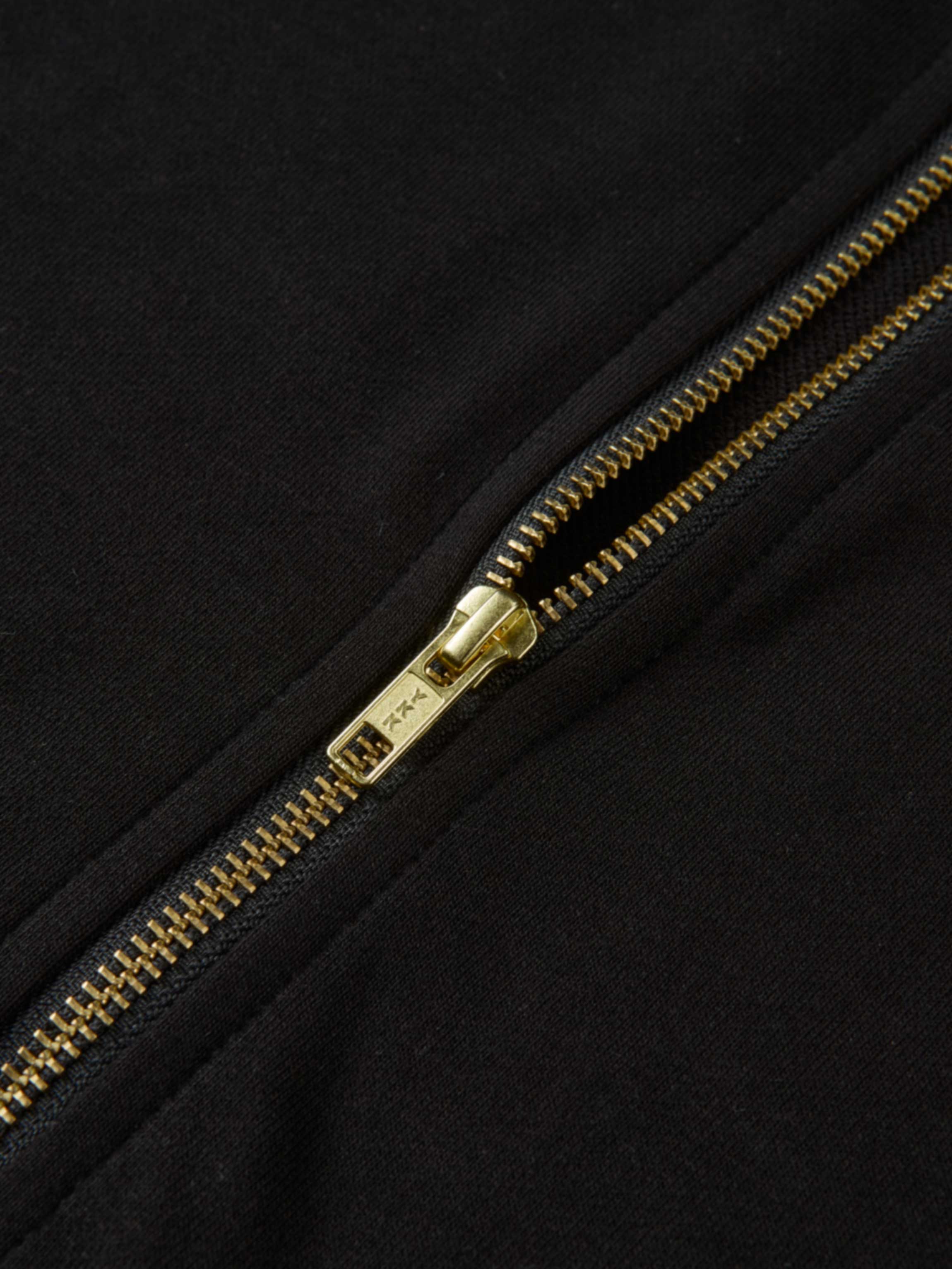Lightweight Zip Up Hoodie - Black