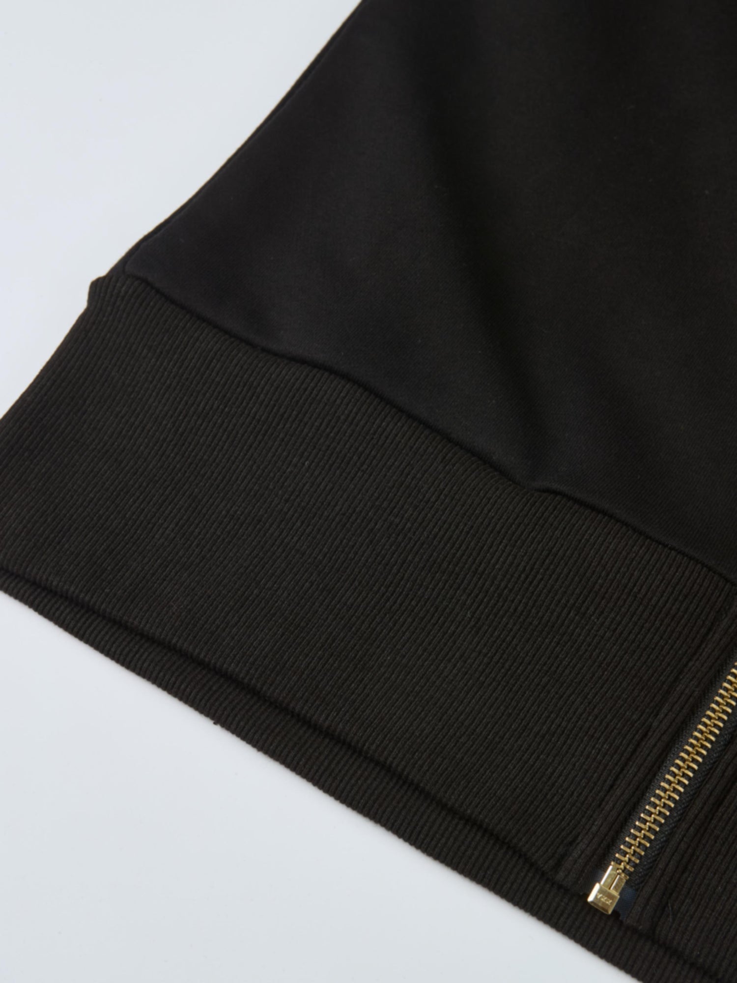 Lightweight Zip Up Hoodie - Black