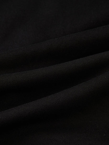 Lightweight Zip Up Hoodie - Black