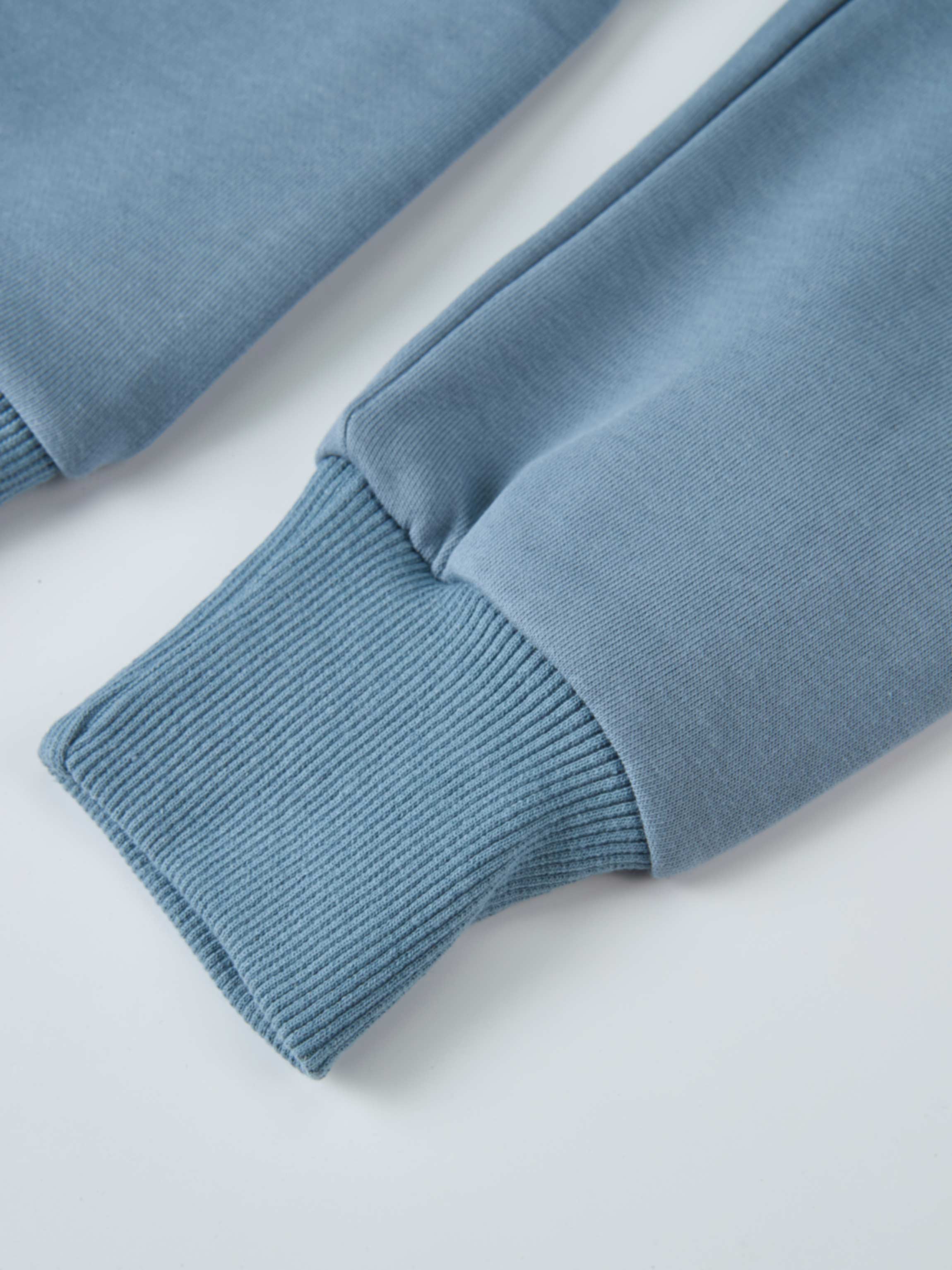 Lightweight Zip Up Hoodie - Denim Blue