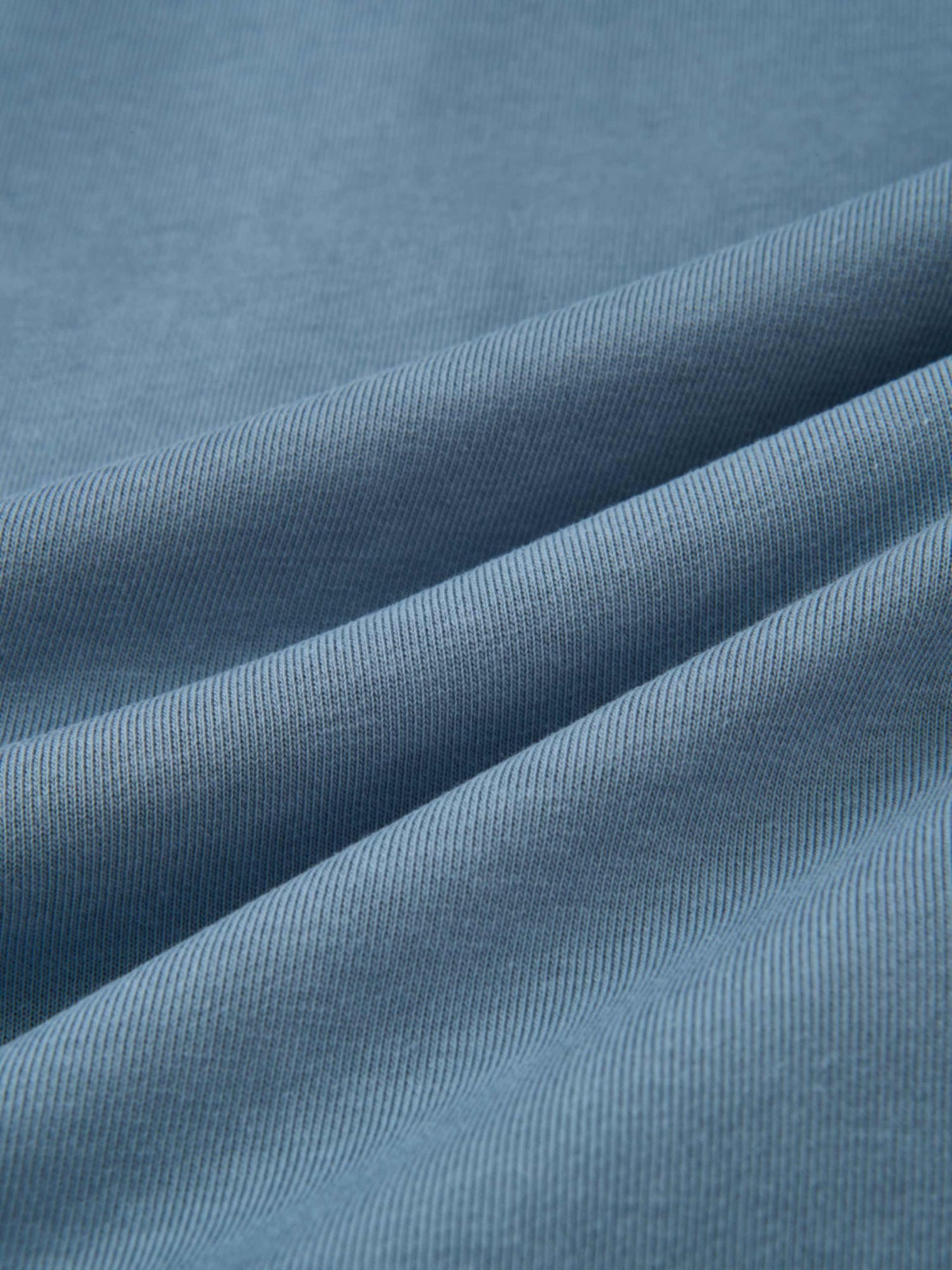 Lightweight Zip Up Hoodie - Denim Blue