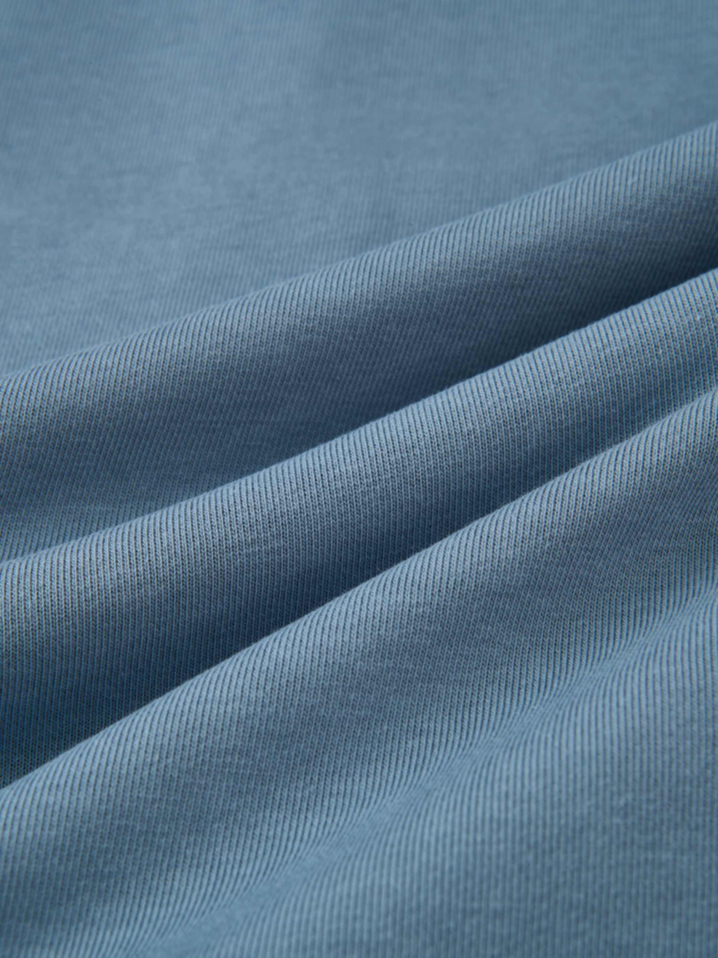 Lightweight Zip Up Hoodie - Denim Blue