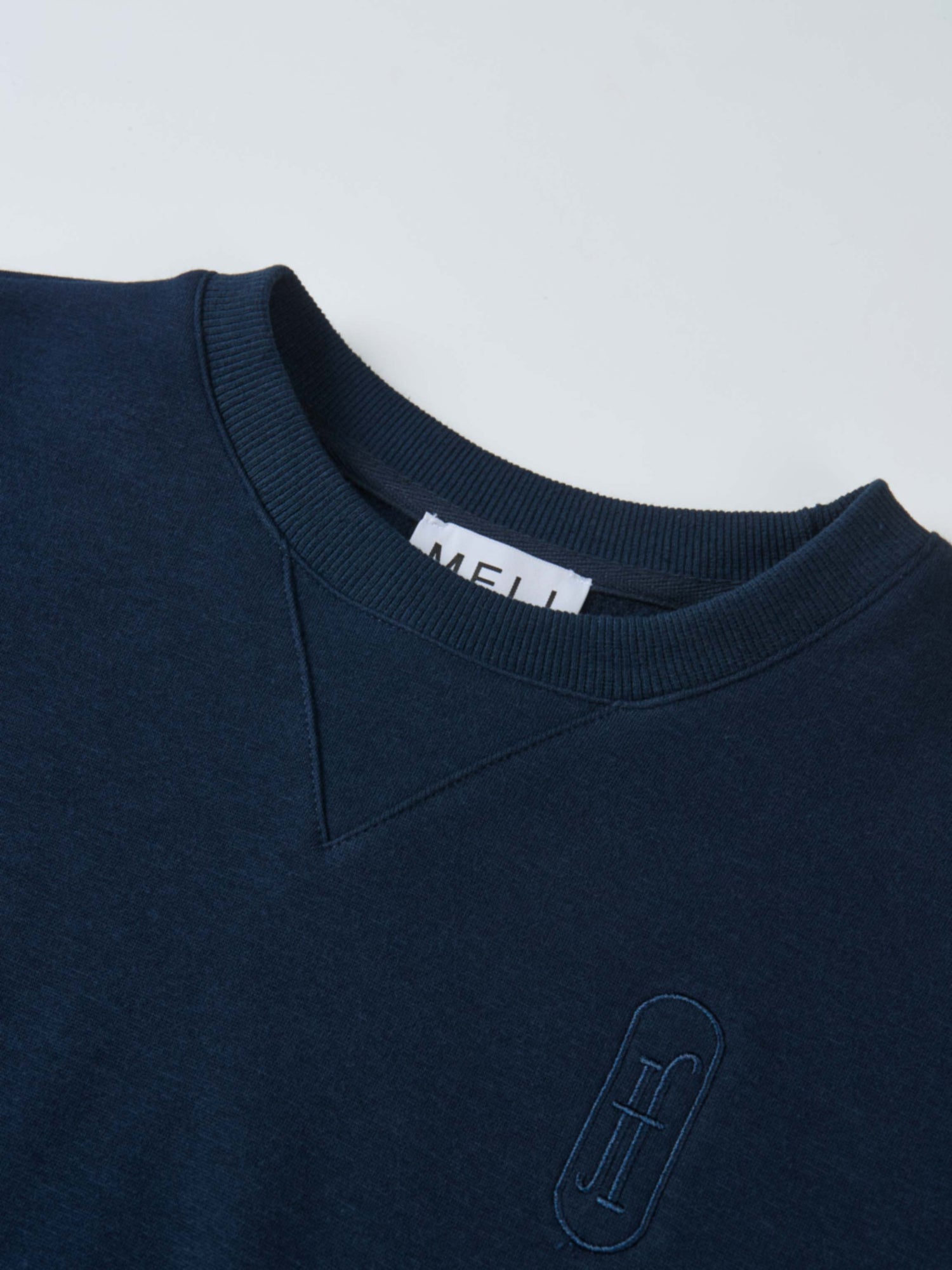 Embroidered Logo Sweatshirt - Navy