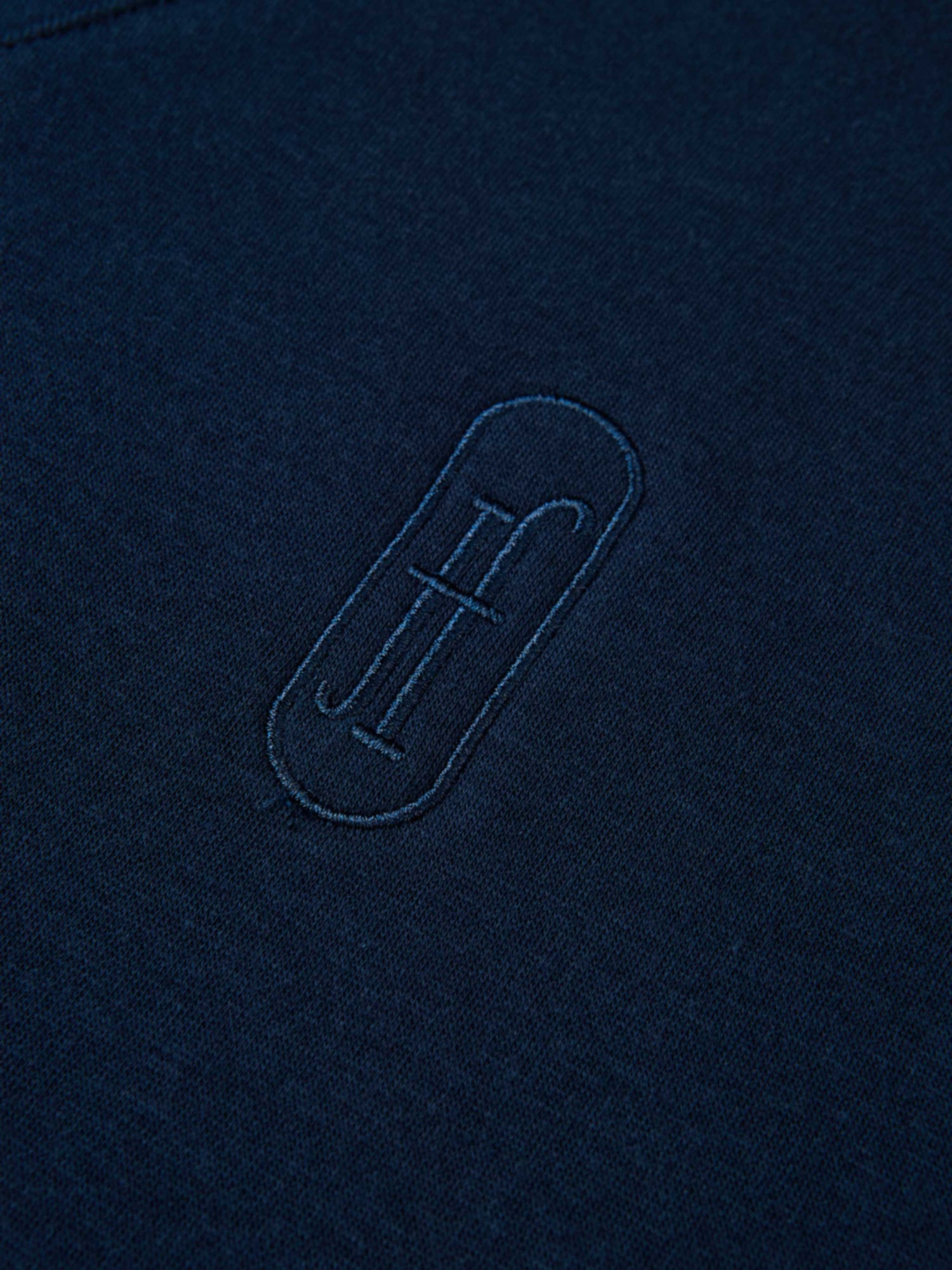 Embroidered Logo Sweatshirt - Navy