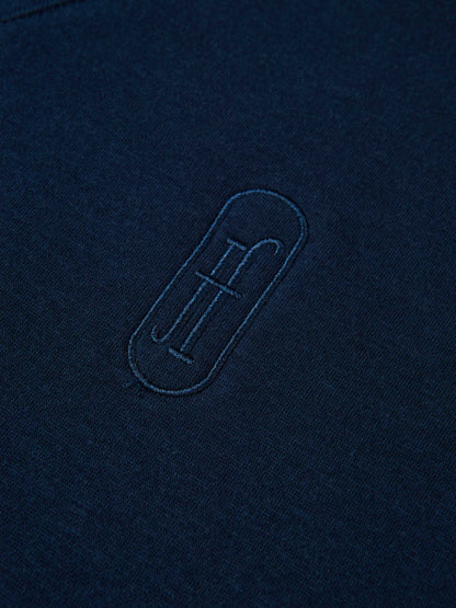 Embroidered Logo Sweatshirt - Navy