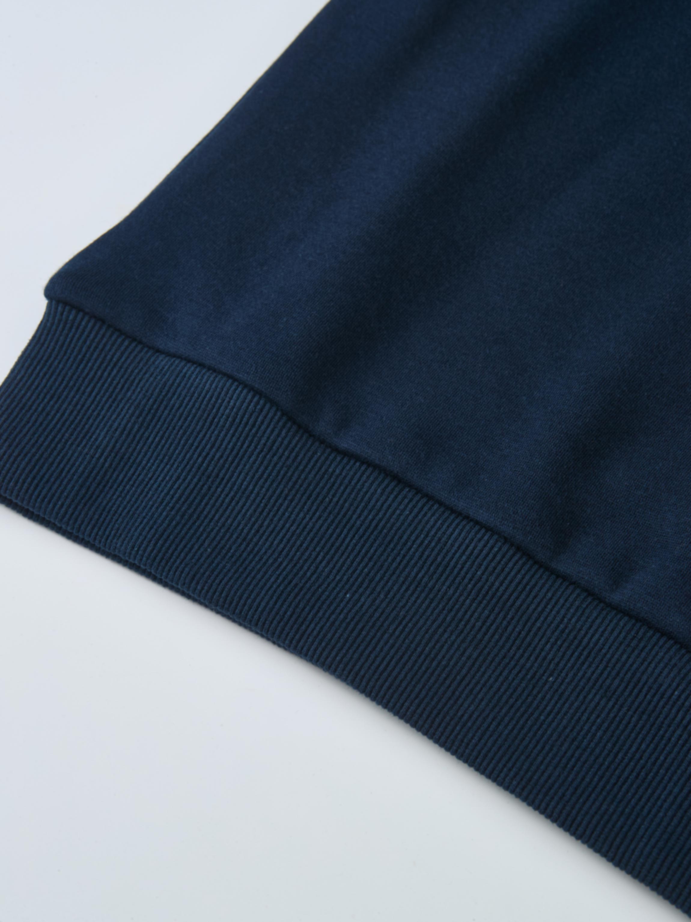 Embroidered Logo Sweatshirt - Navy
