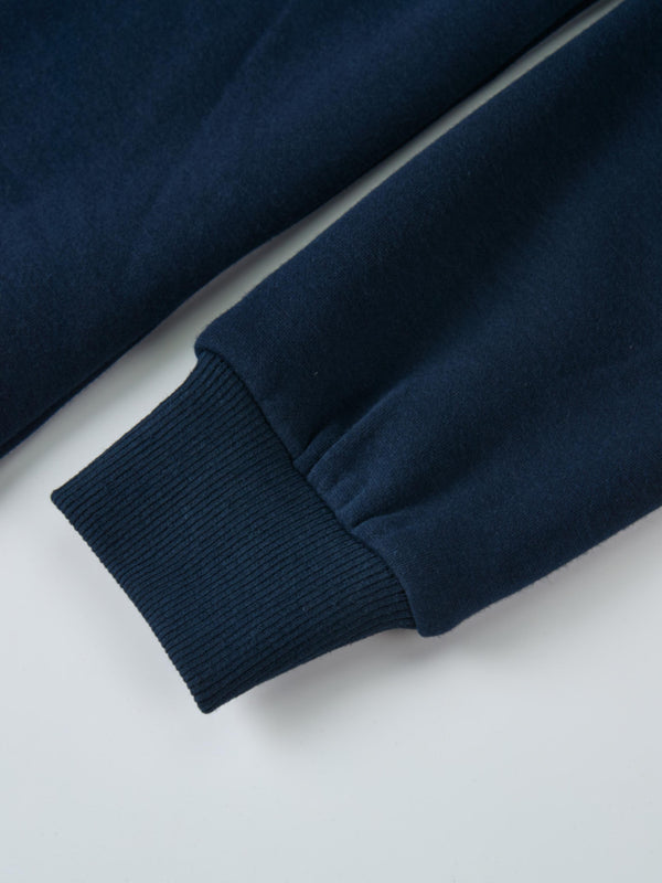Embroidered Logo Sweatshirt - Navy