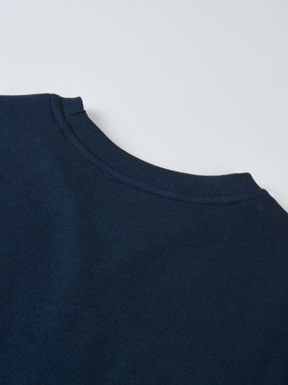 Embroidered Logo Sweatshirt - Navy