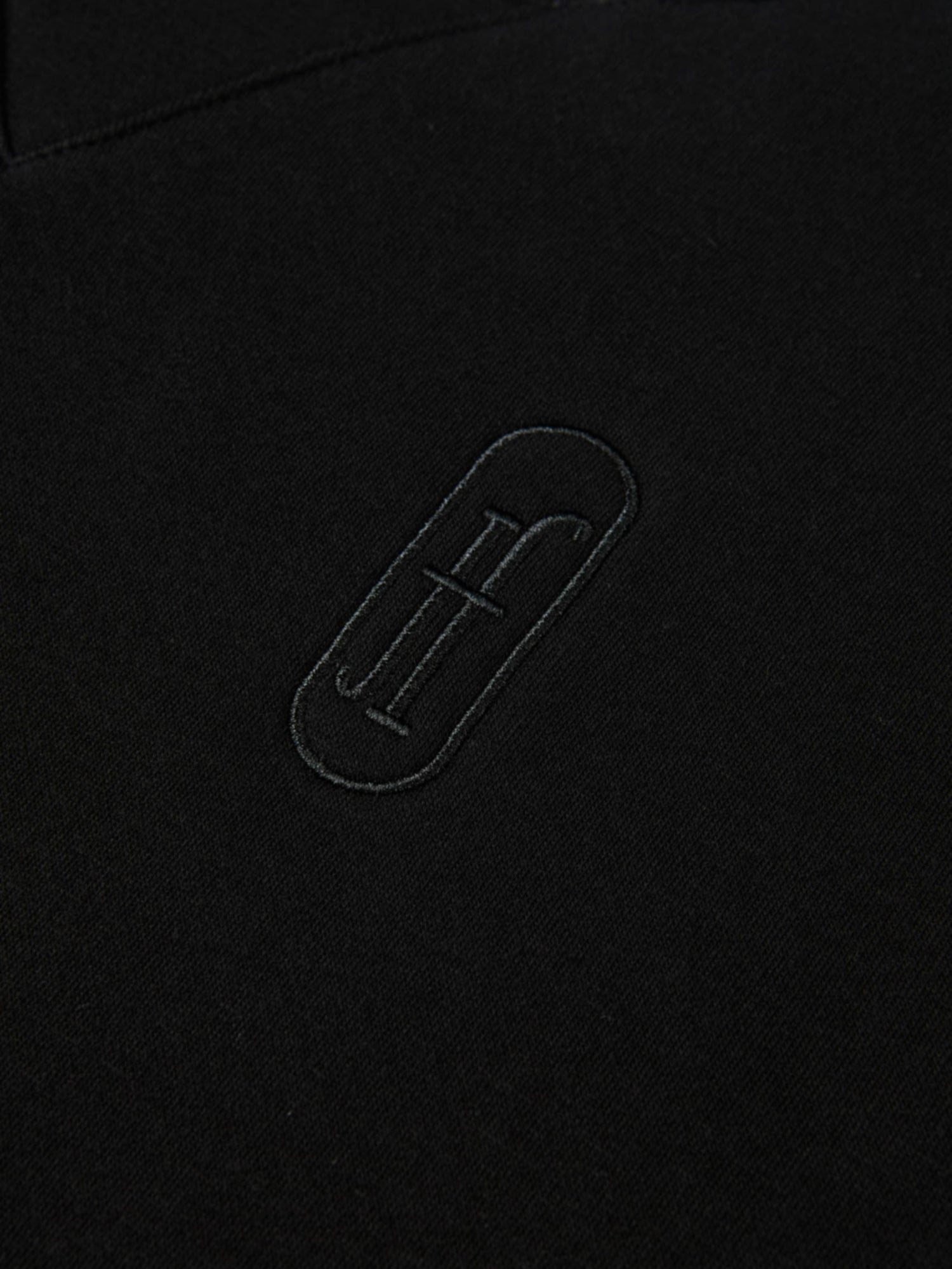 Embroidered Logo Sweatshirt - Black