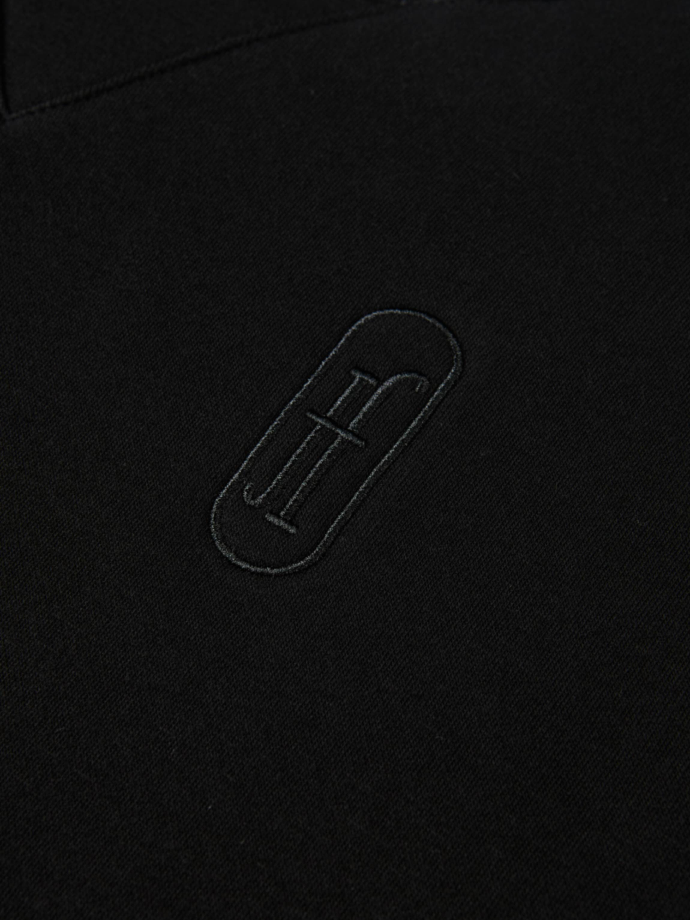 Embroidered Logo Sweatshirt - Black
