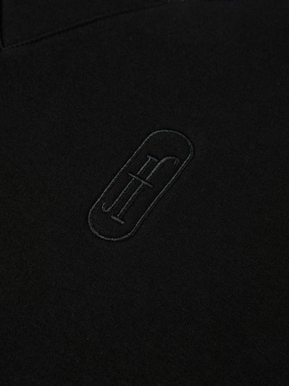 Embroidered Logo Sweatshirt - Black