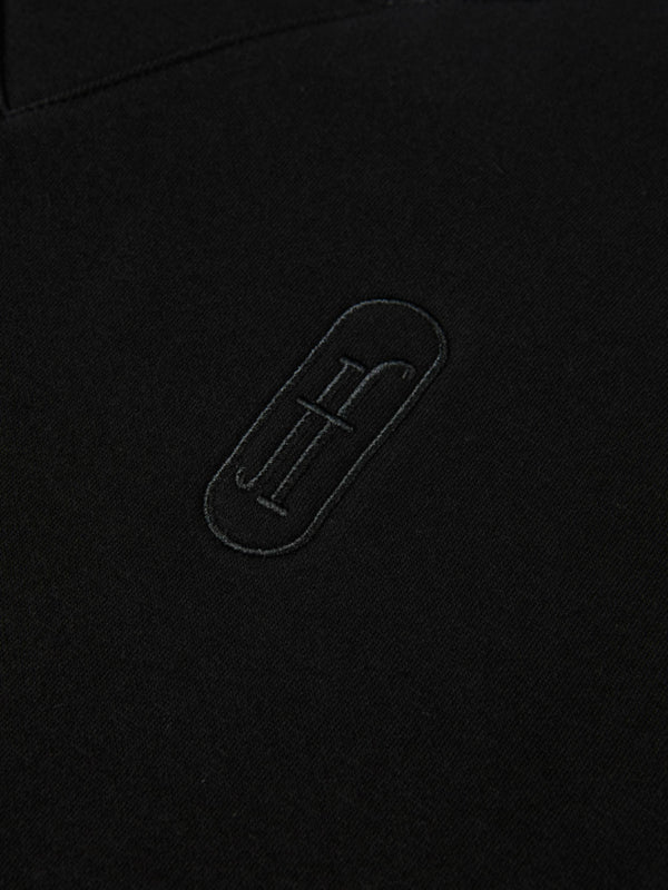 Embroidered Logo Sweatshirt - Black
