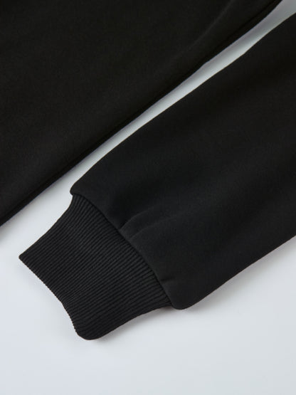 Embroidered Logo Sweatshirt - Black