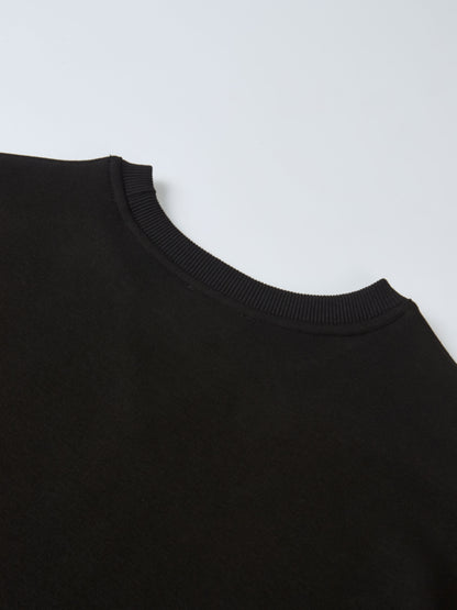 Embroidered Logo Sweatshirt - Black