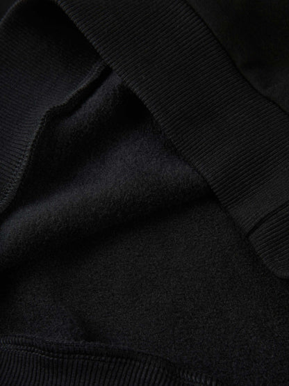 Embroidered Logo Sweatshirt - Black