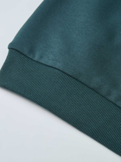 Embroidered Logo Sweatshirt - Teal