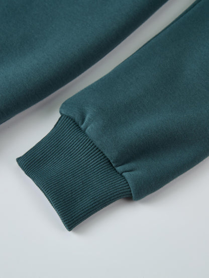 Embroidered Logo Sweatshirt - Teal