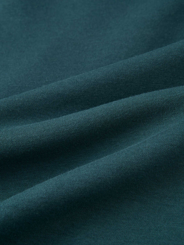 Embroidered Logo Sweatshirt - Teal