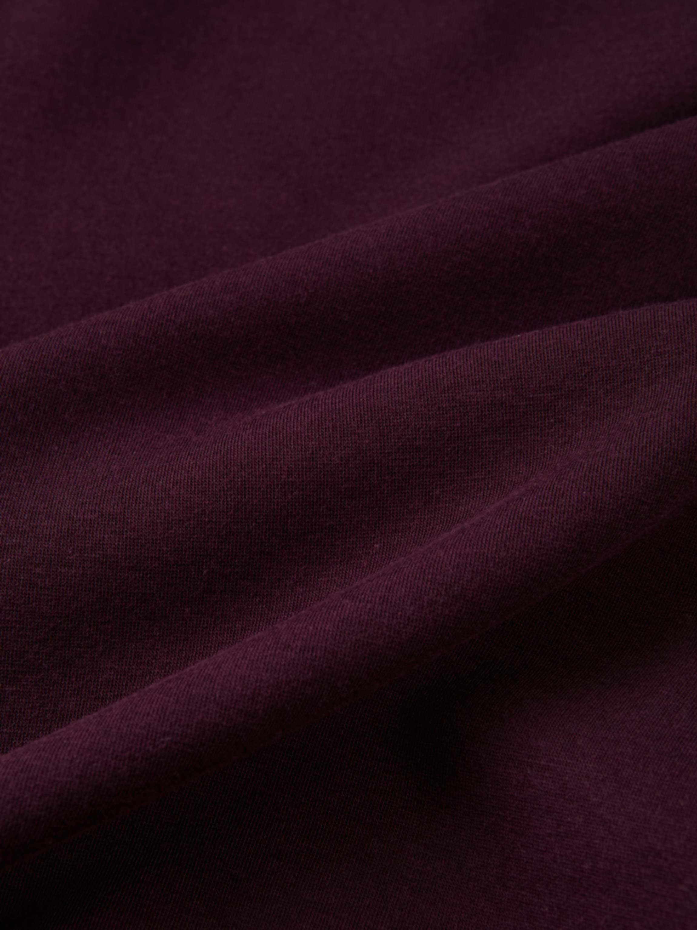 Embroidered Logo Sweatshirt - Deep Burgundy