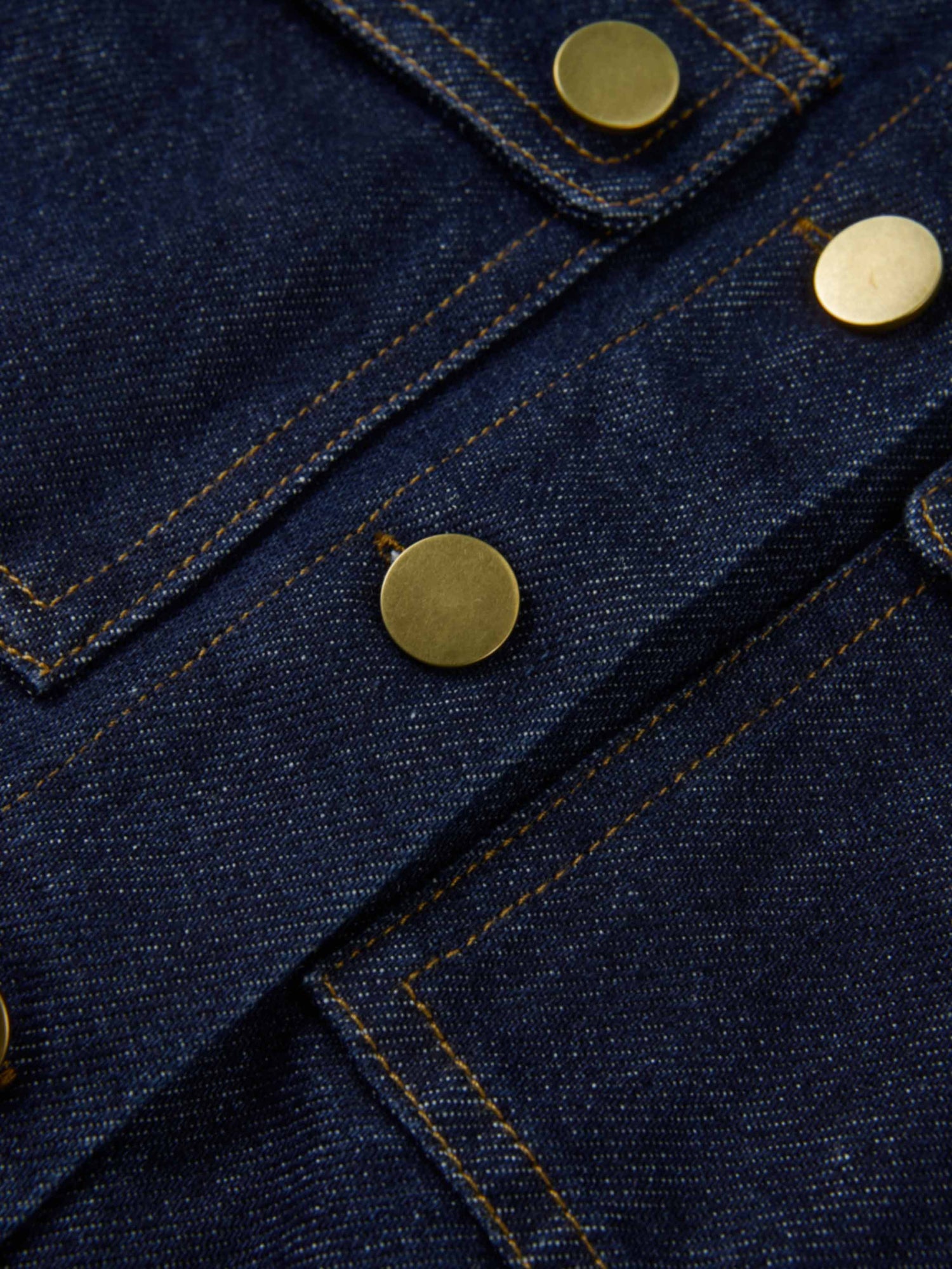 Crop Denim Jacket - Blue