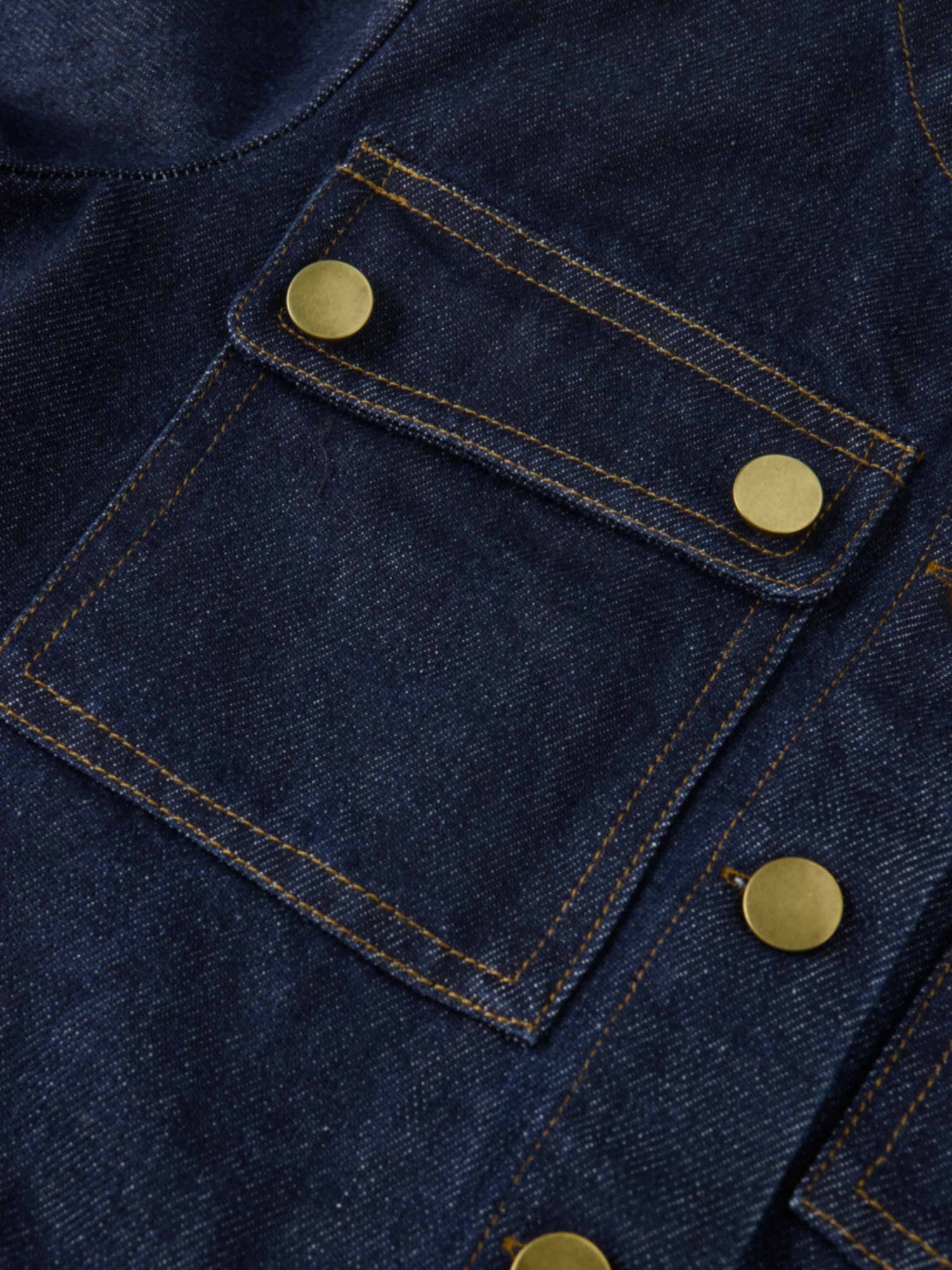 Crop Denim Jacket - Blue