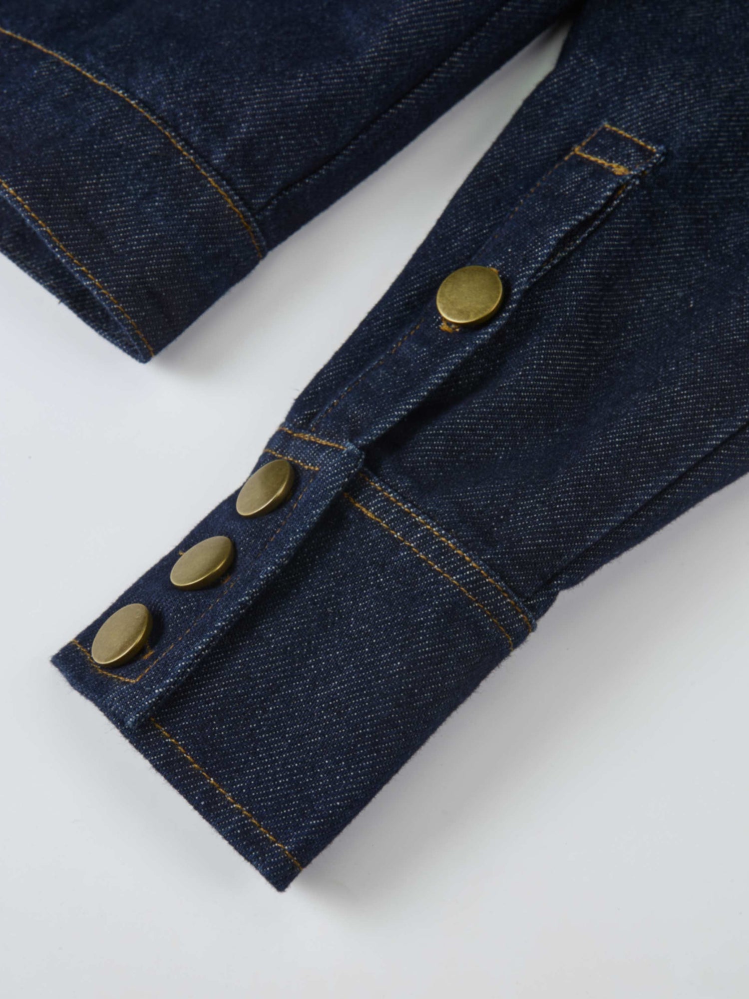 Crop Denim Jacket - Blue