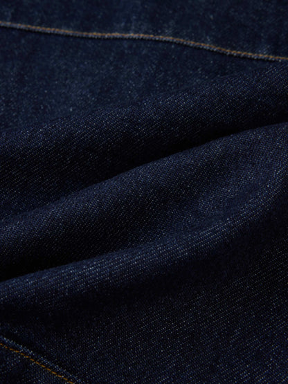Crop Denim Jacket - Blue