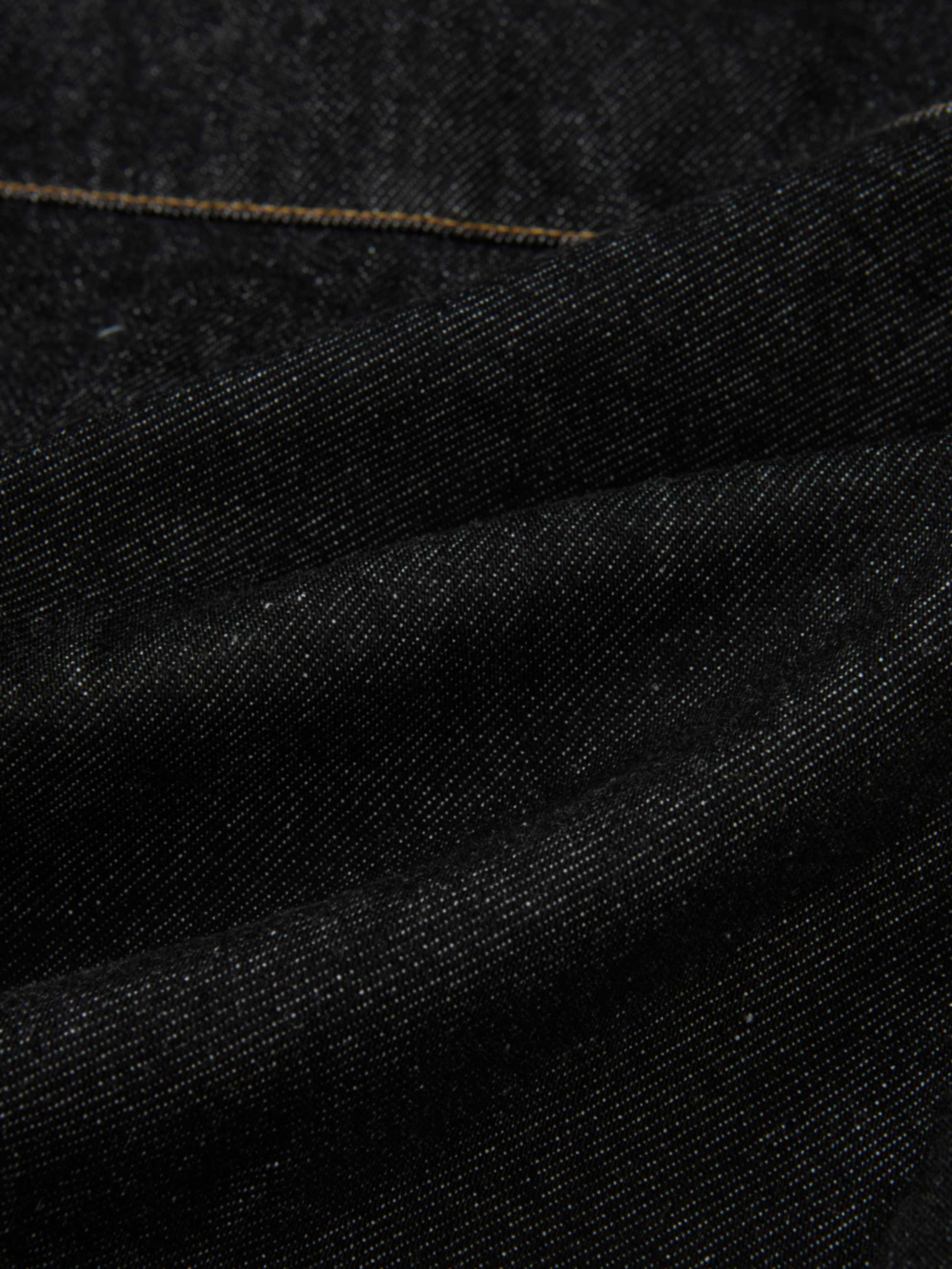 Crop Denim Jacket - Black