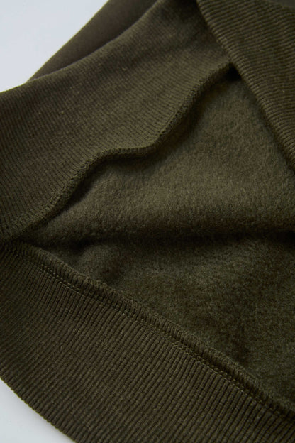 Embroidered Logo Sweatshirt - Olive