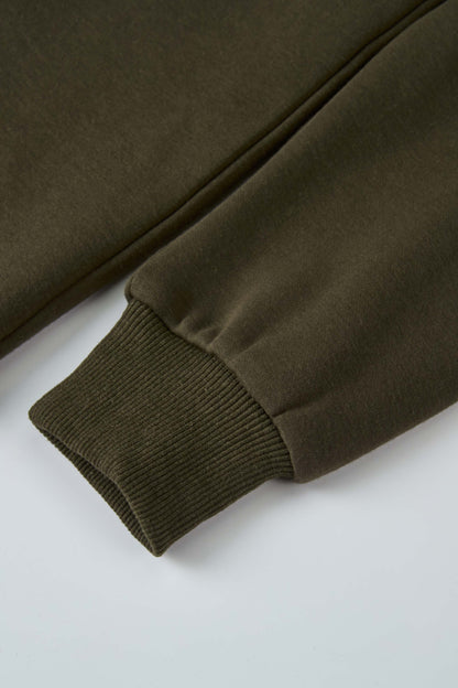 Embroidered Logo Sweatshirt - Olive