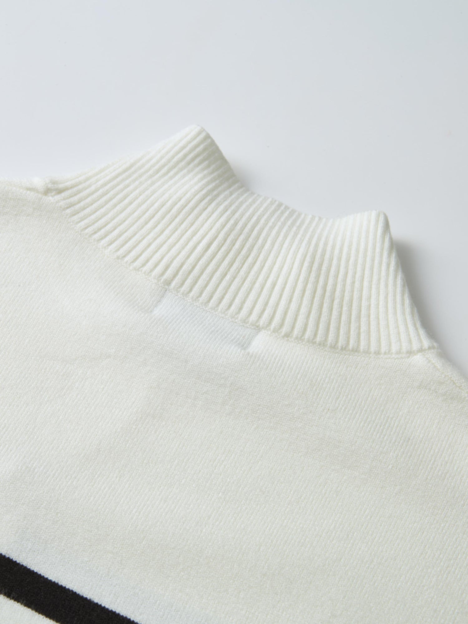 Nautical Stripe Sweater - White/Black