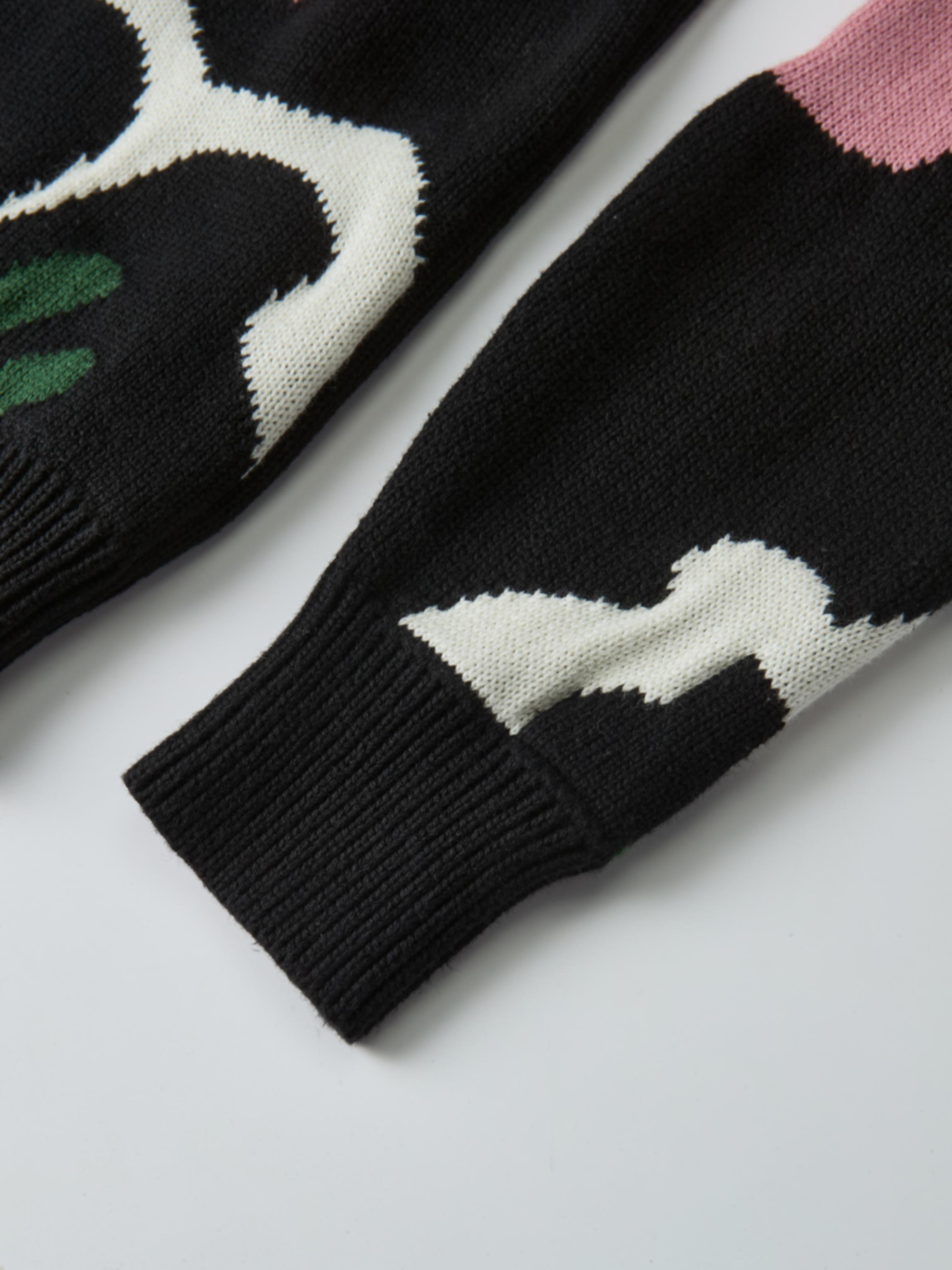 Motif Sweater - Scattered Floral