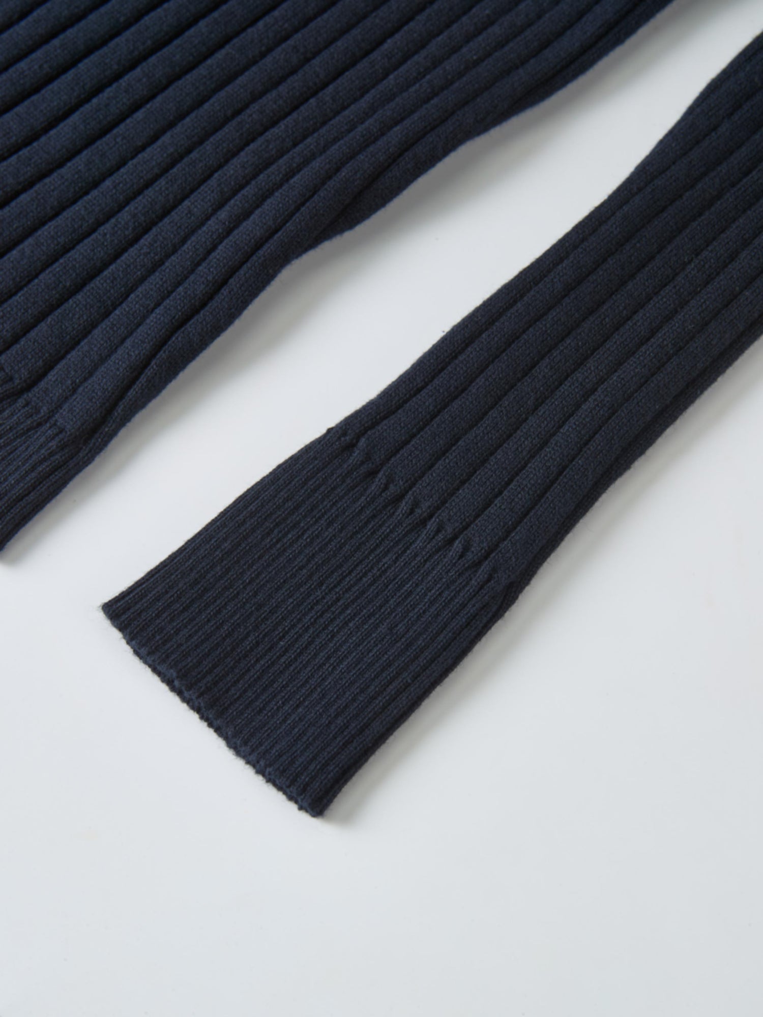Lightweight Ribbed Cardigan 20"- Navy