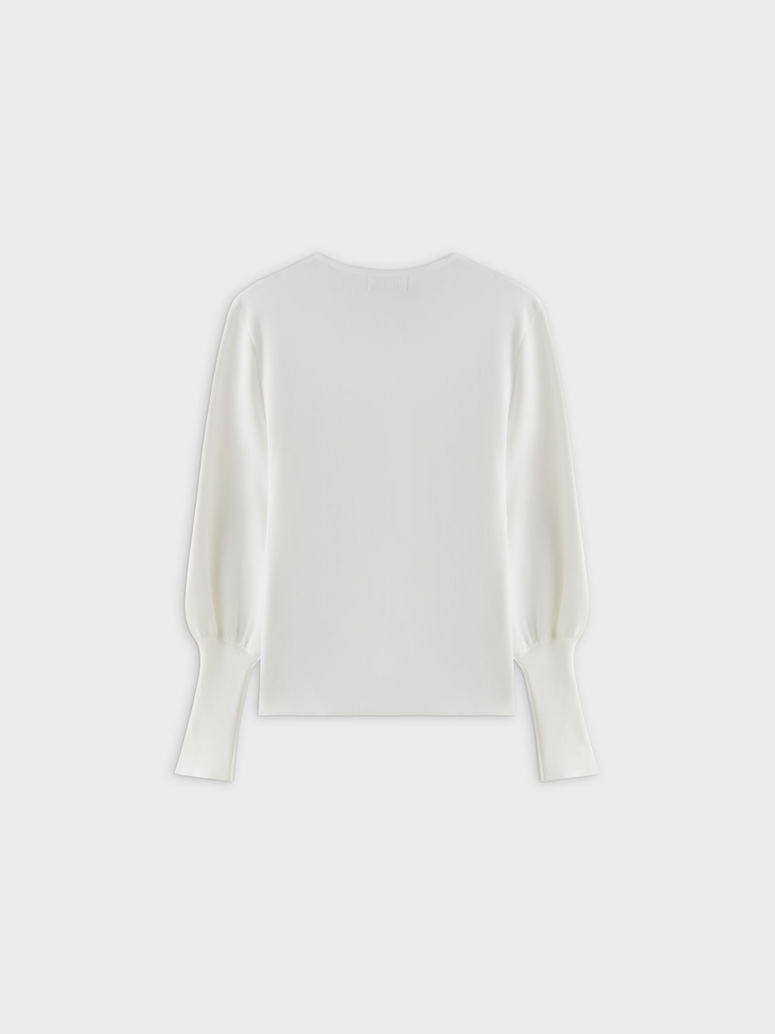 High Cuff Sweater-Cream