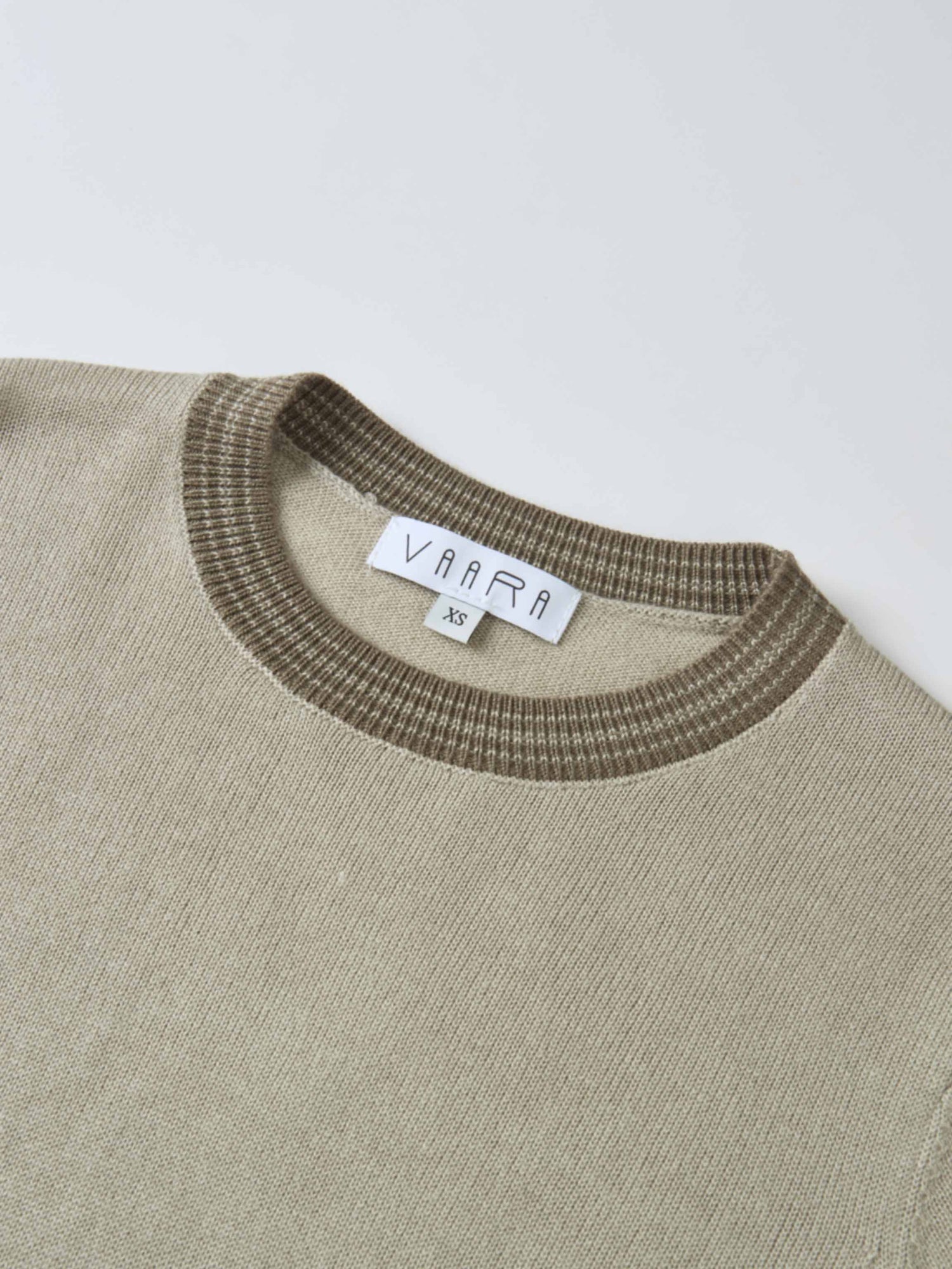 Wool Blend Crew Sweater - Green