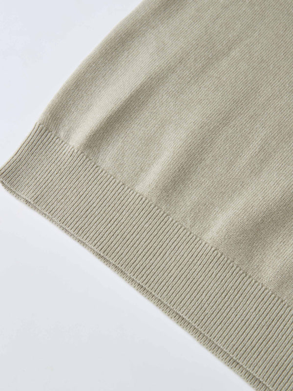 Wool Blend Crew Sweater - Green