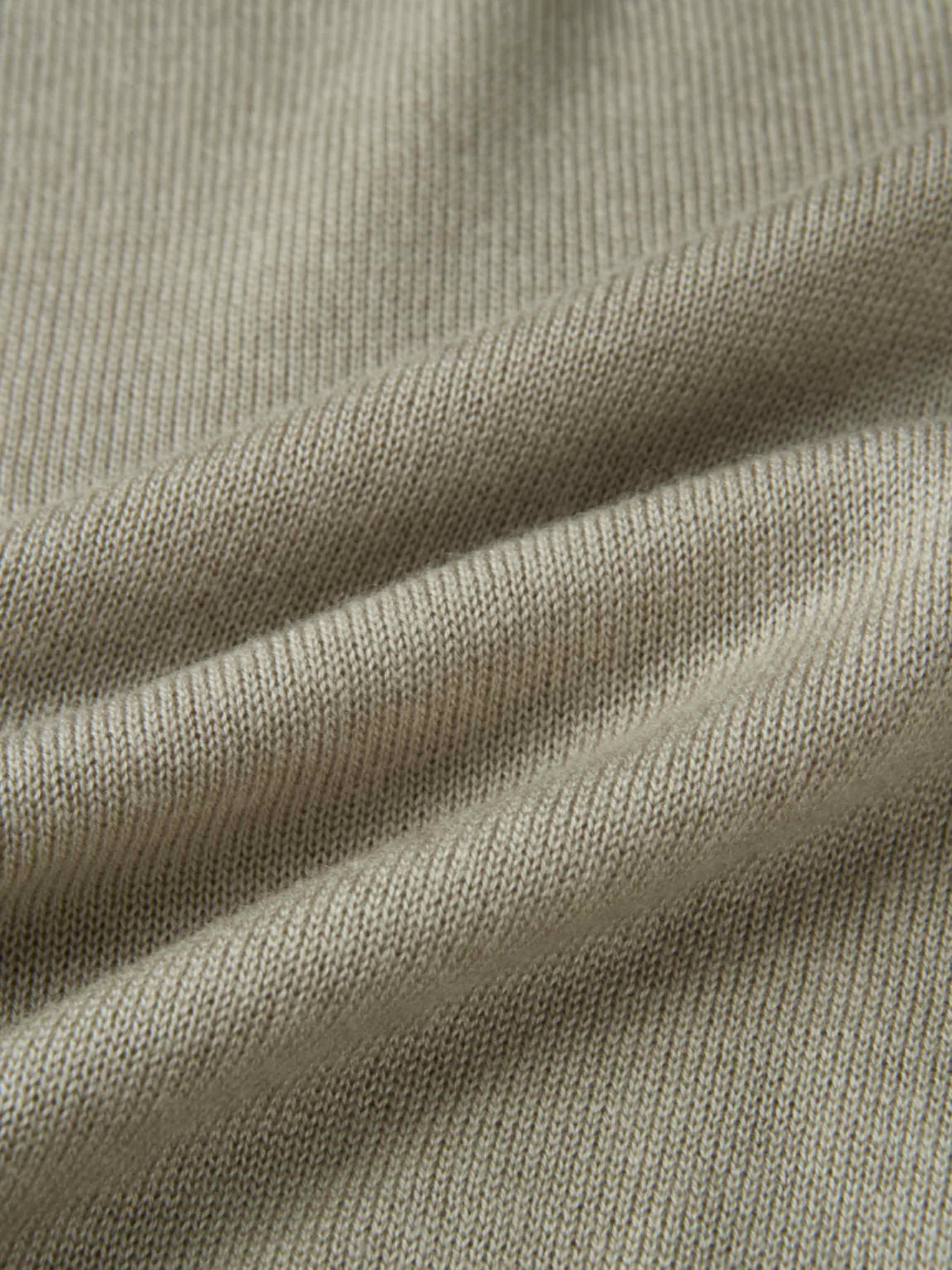 Wool Blend Crew Sweater - Green