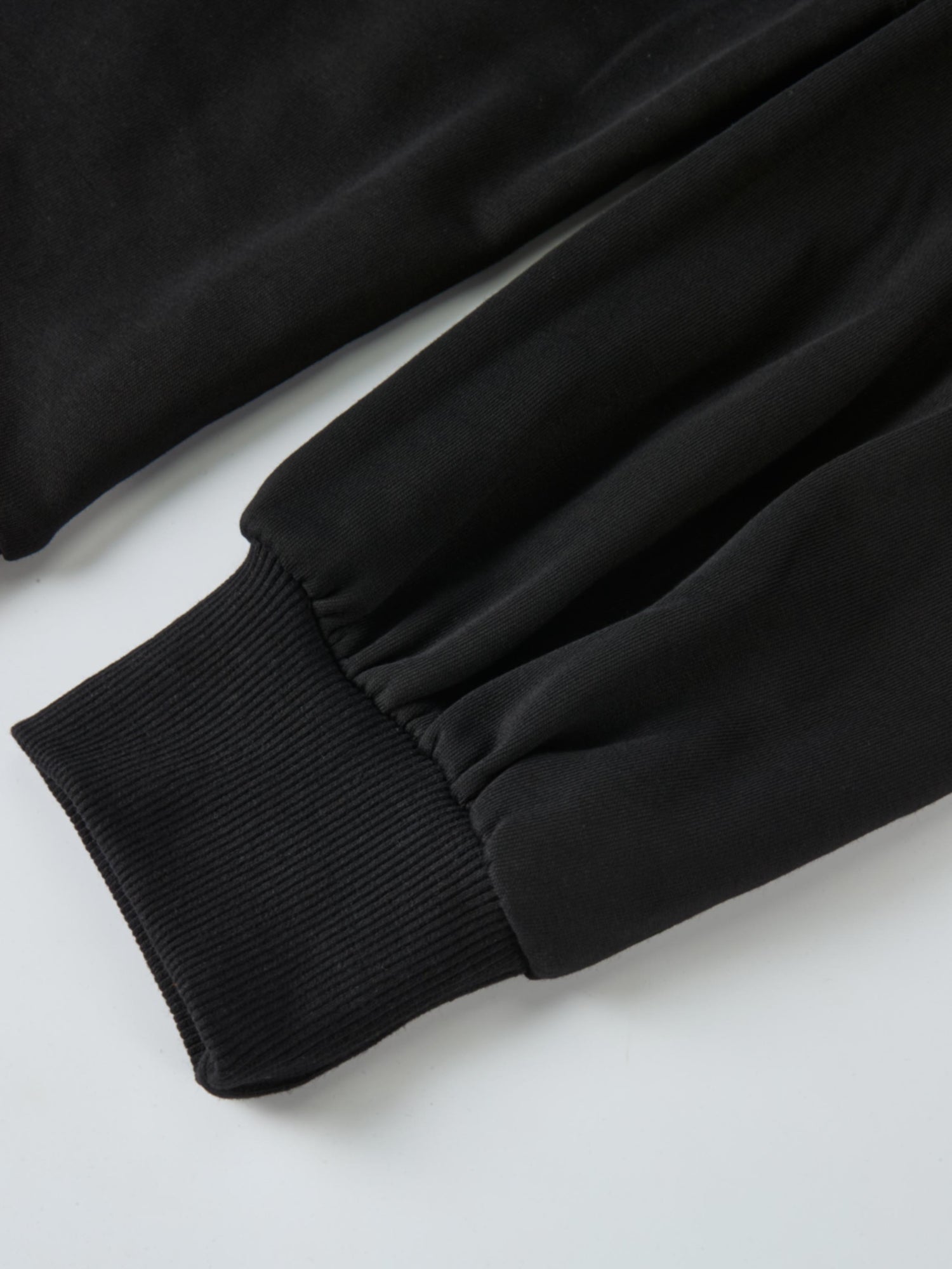 Funnel Neck Sweatshirt - Black