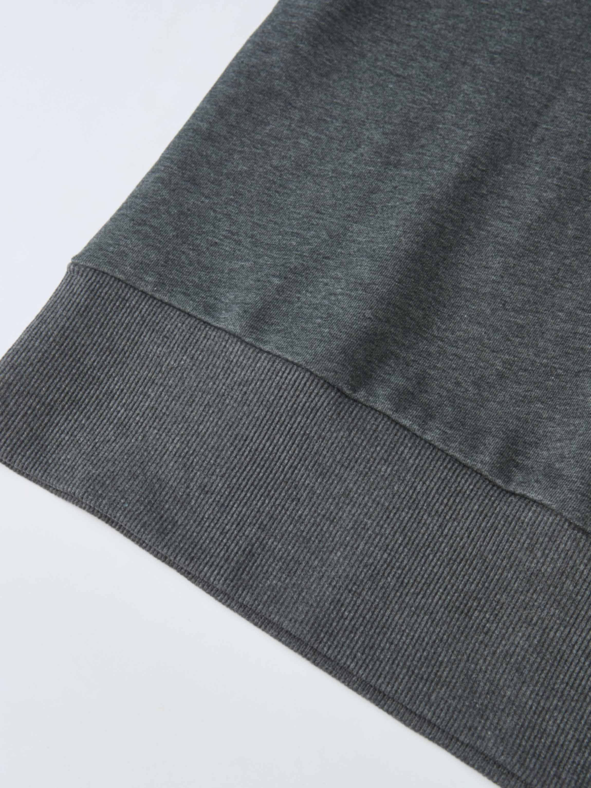 Funnel Neck Sweatshirt - Grey