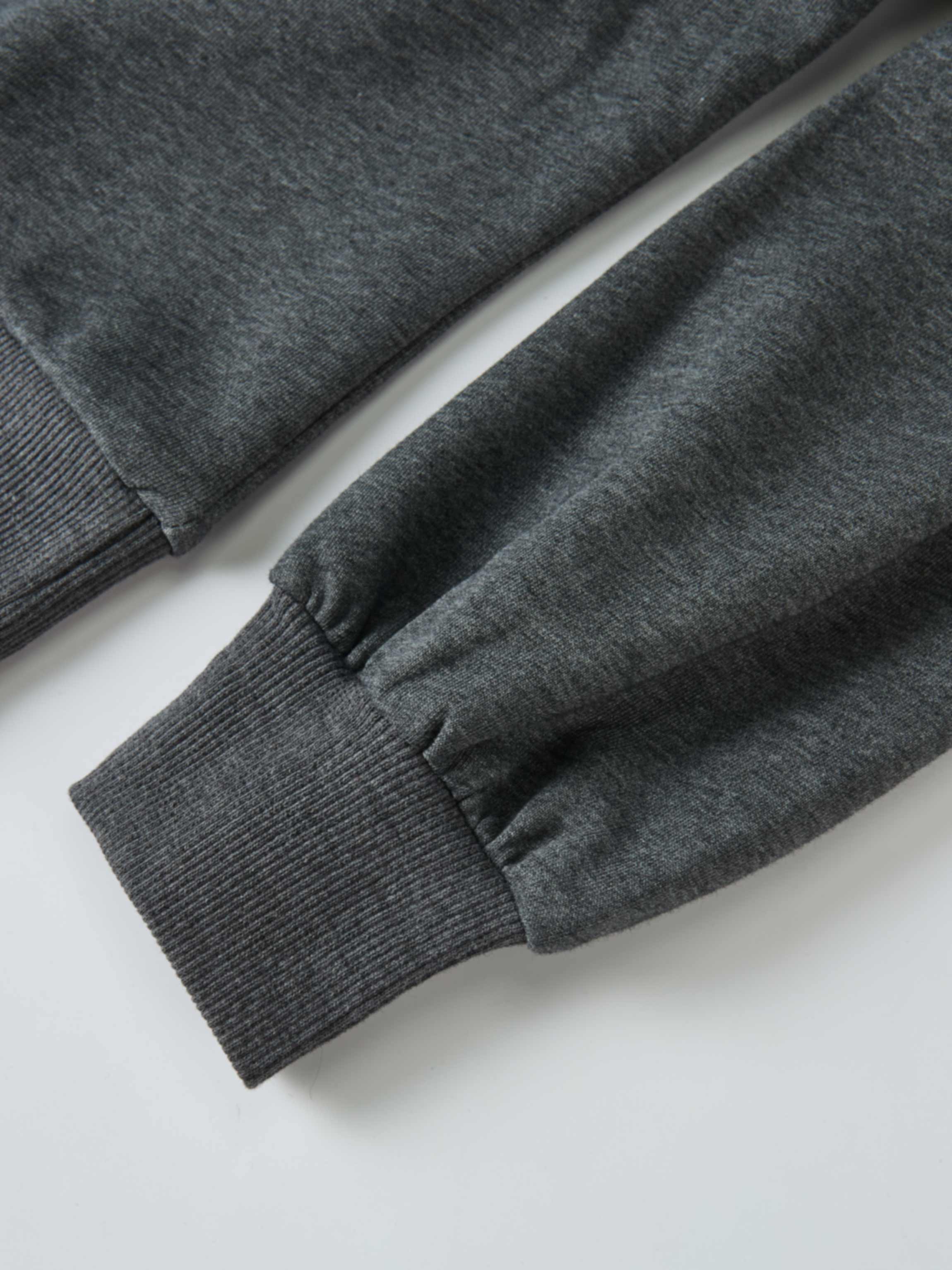 Funnel Neck Sweatshirt - Grey