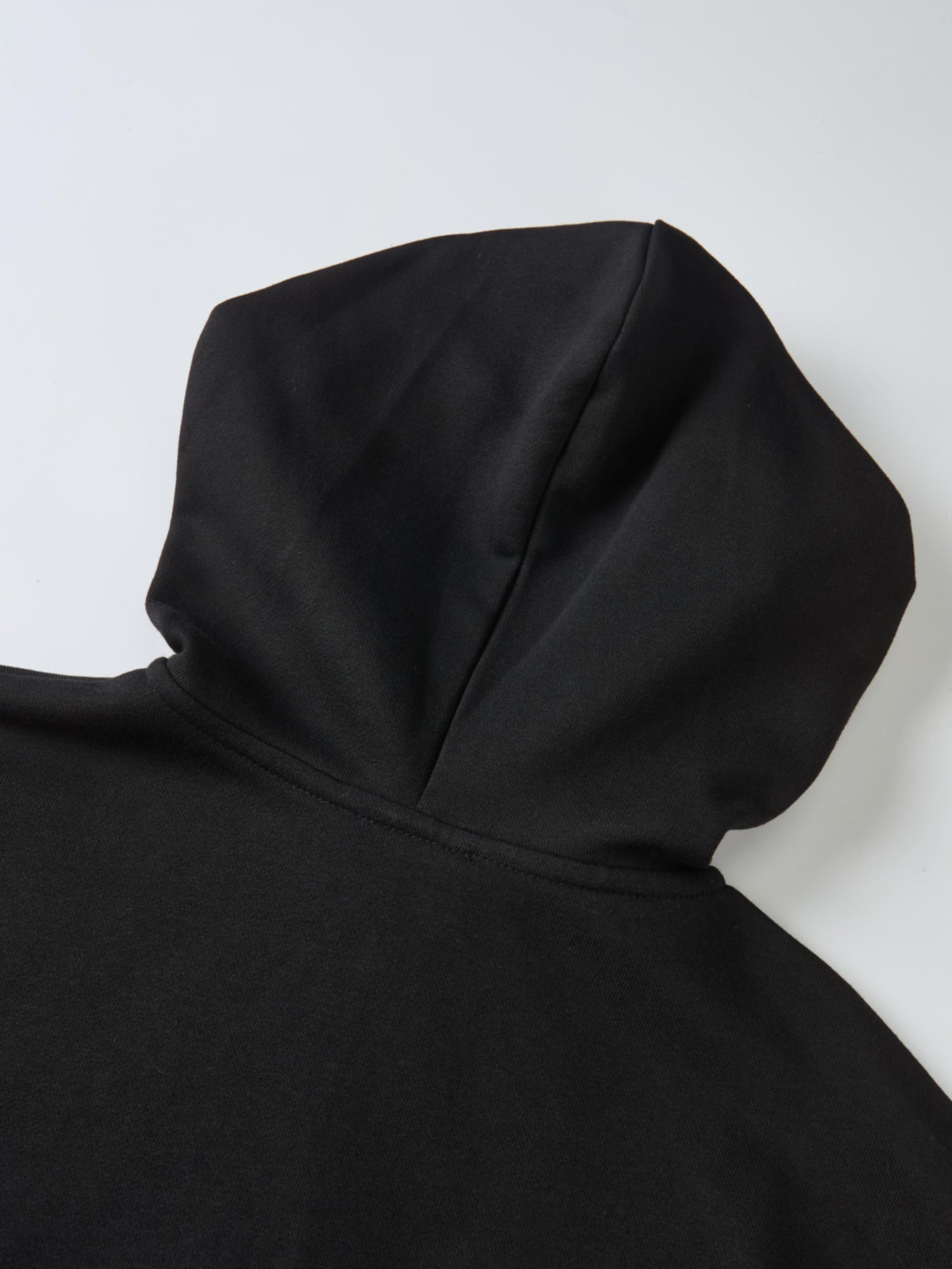 Half Zip Hoodie Sweatshirt - Black/White