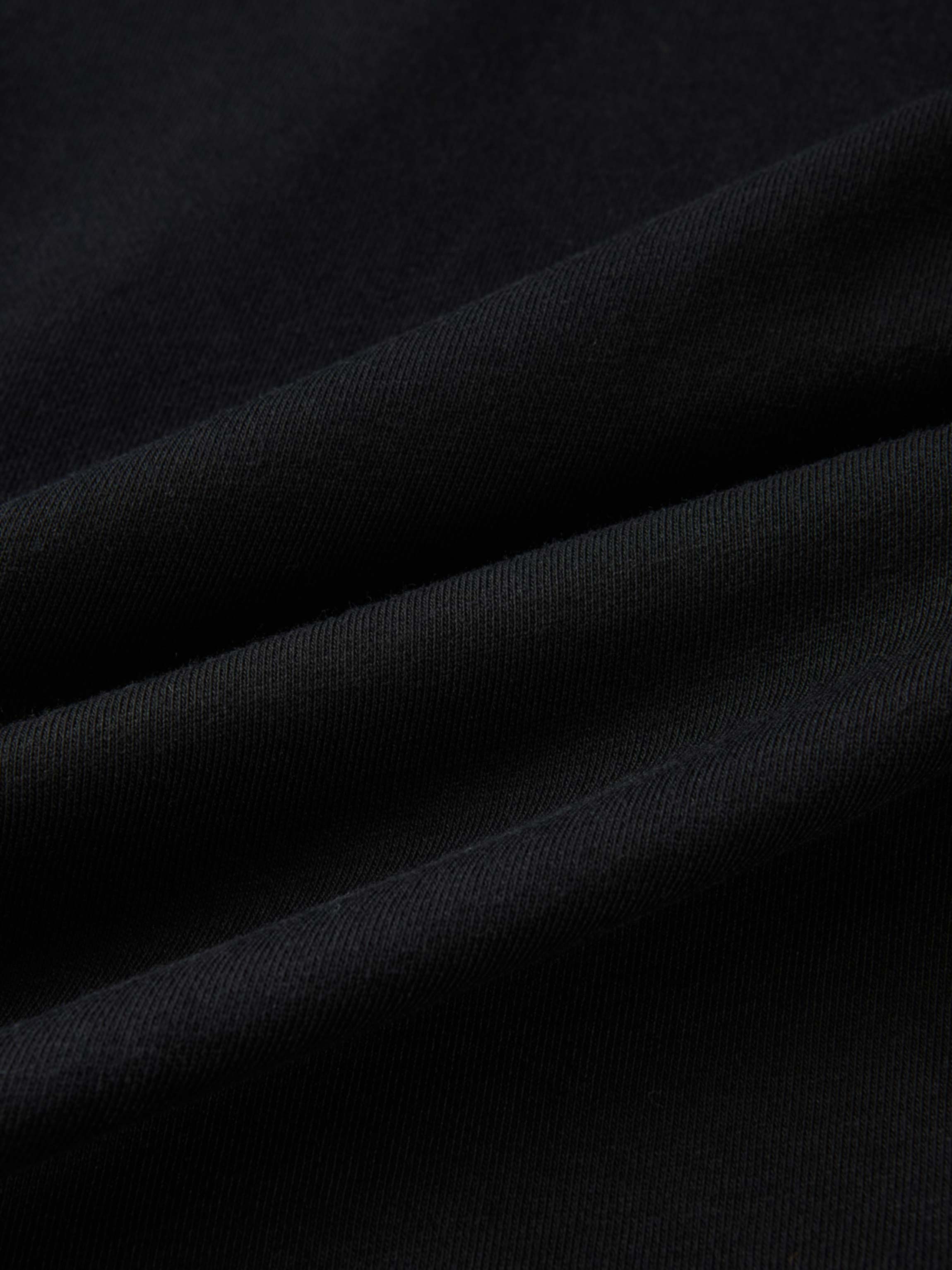 Half Zip Hoodie Sweatshirt - Black/White